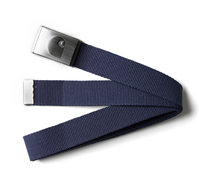 Carhartt Logo Clip Belt Chrome