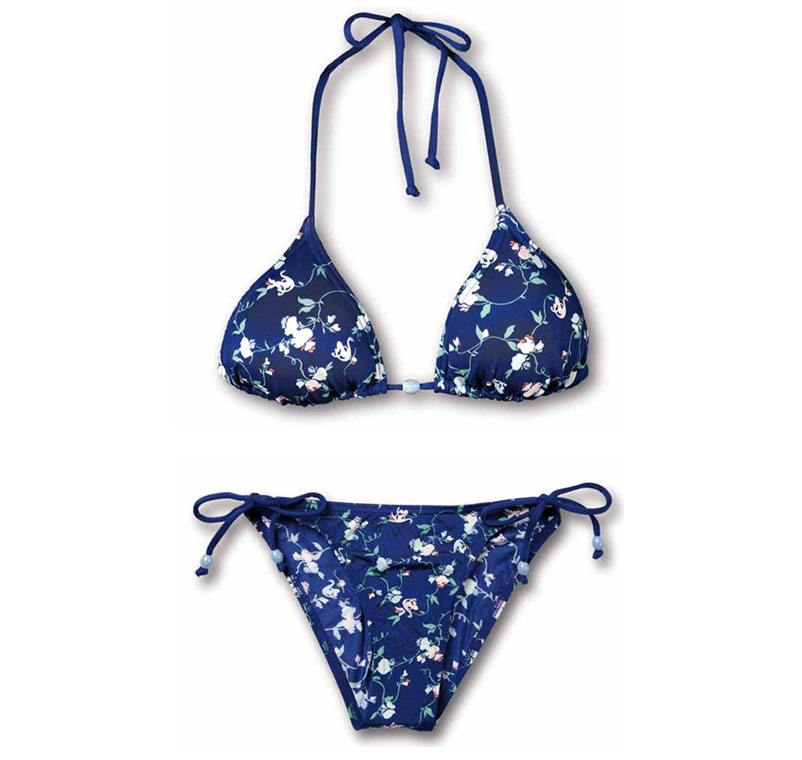 Quiksilver Swan Bloom Bikini Tie Sides