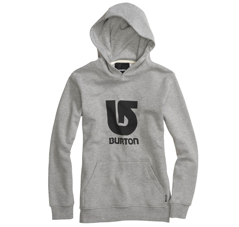 Burton Boys Logo Vertical Pullover Hoodie