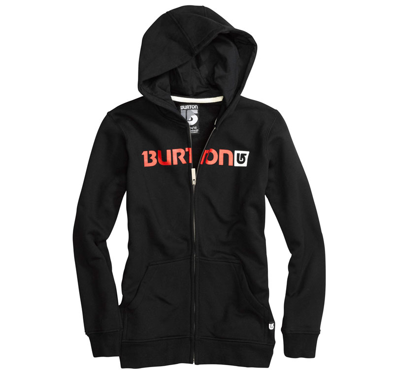Burton Boys Logo Horizontal Full Zip Hoodie