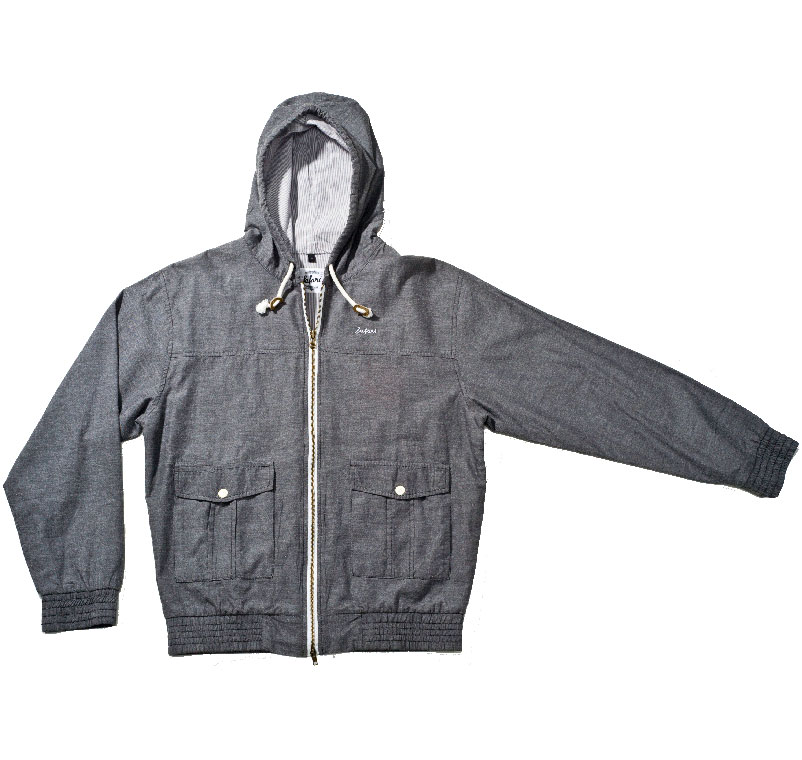Safari Chambray II Zip-Hoody