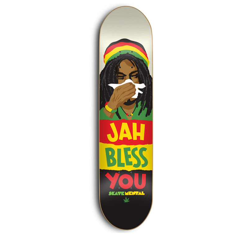Skate Mental Jah Bless You