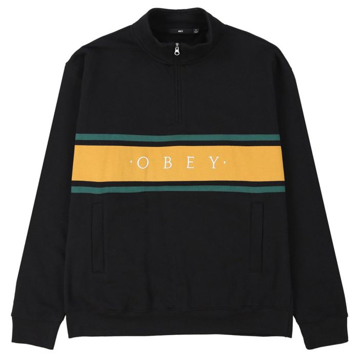 Gaze mock neck zip obey discount