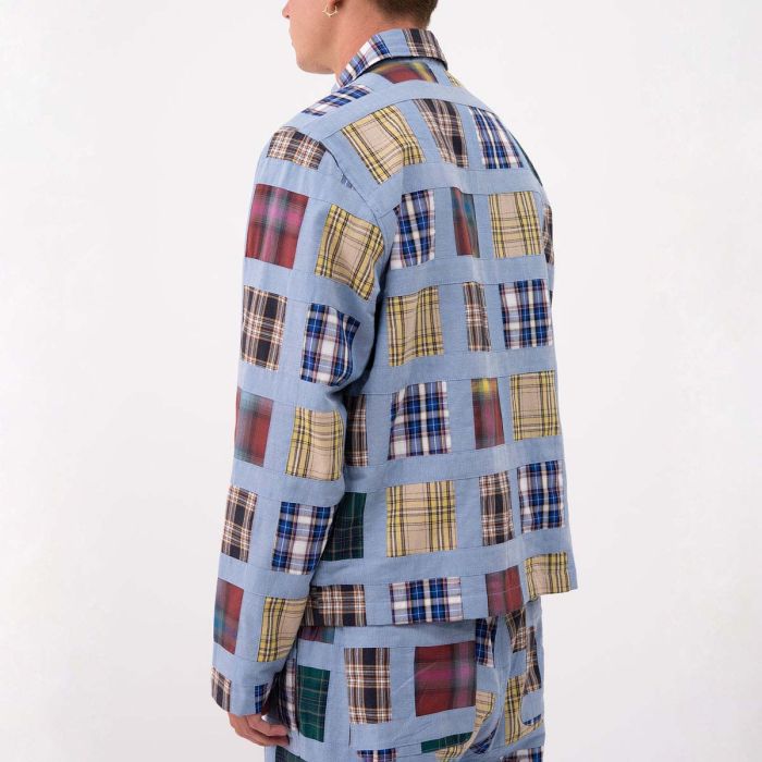 Stüssy Madras Patchwork Zip Jacket Stüssy - Madras Patchwork Zip Jacket | HBX - Globally