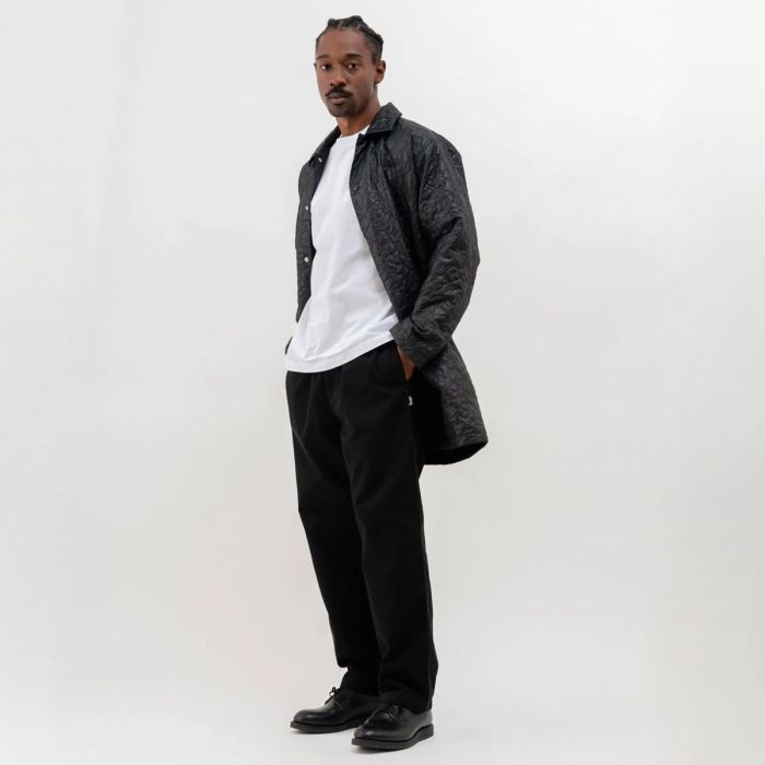 STUSSY RITTERS LONG QUILTED JACKET Quilted Ritters Long Reede 