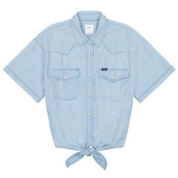 Crop Tied Western Shirt