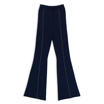 Women's Knitted Flared Trousers