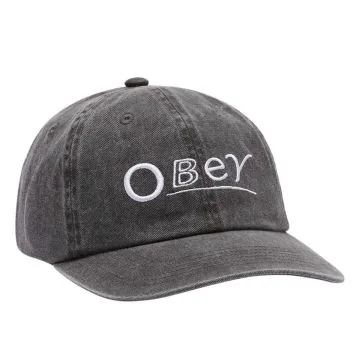 Pigment Obey Headlines 6 Panel Strapback