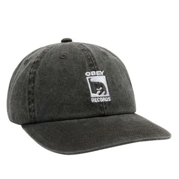 Pigment Obey Records 6 Panel Velcro Back