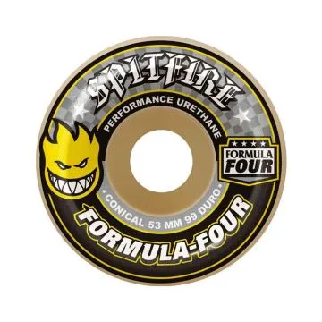 Formula Four Conical 99D Yellow Print