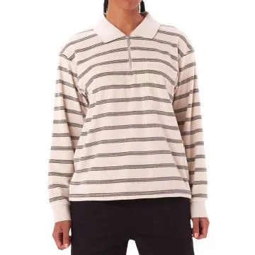 Laurel Stripe Polo LS