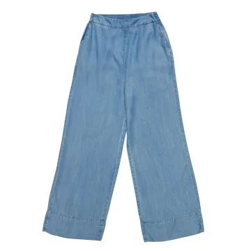 Wide Leg Denim Pants