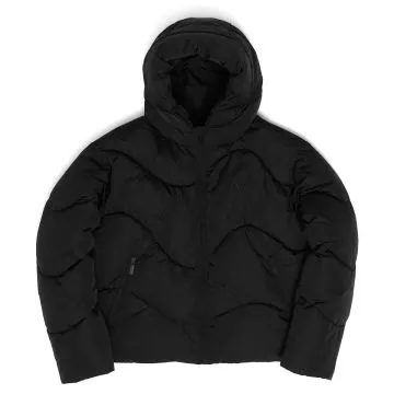 Waves Quilt Short Puffer
