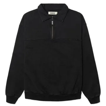 Loke Washed Zip Polo