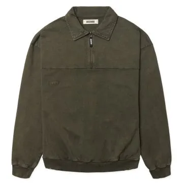 Loke Washed Zip Polo