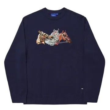 Horses Crewneck Knit