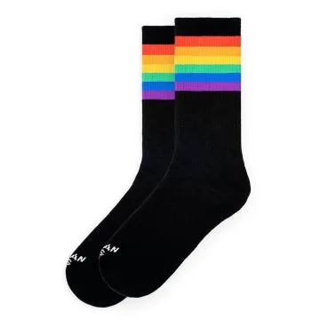 Rainbow Pride Black Mid High