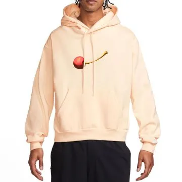 Fleece Po Hood Cherry