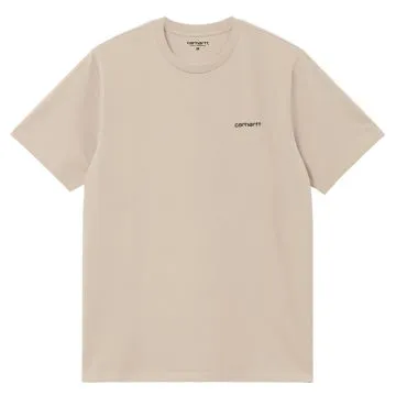 S/S Script Embroidery T-Shirt