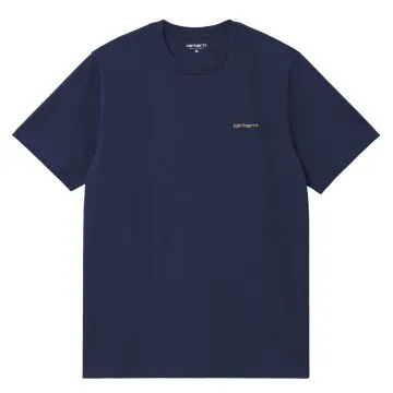 S/S Script Embroidery T-Shirt