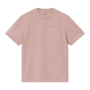 W' S/S Script Embroidery T-S