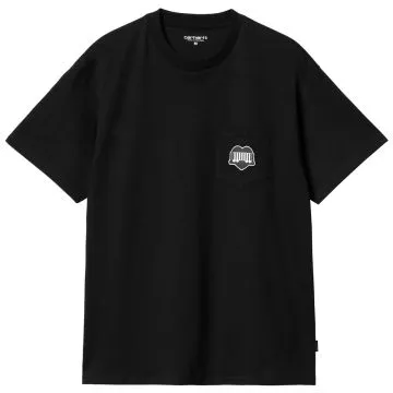 S/S Heart Train Pocket T-Shirt