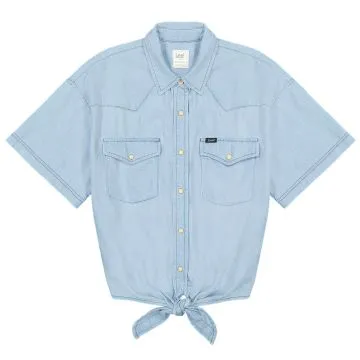 Crop Tied Western Shirt