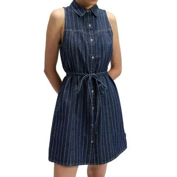 Sleeveless Denim Dress