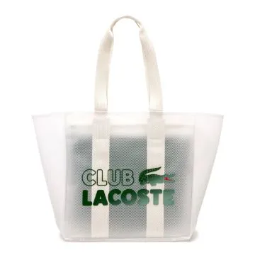 Contrast Zip Shopping Bag