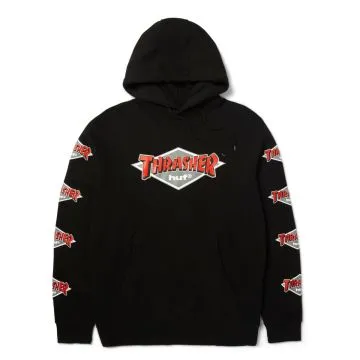 Huf X Thrasher Logo PO Hoodie