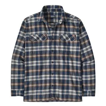 M's L/S Organic Fjord Flannel