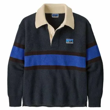 Wool-Blend Rugby Sweater