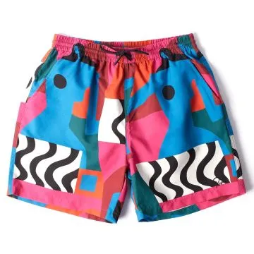 Distorted Water Swim Shorts