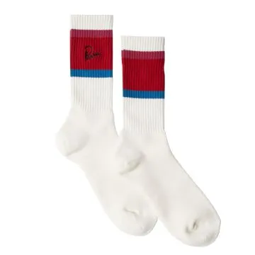 Signature Striped Crew Socks