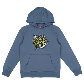 Shark Dot Front Kids Hoodie