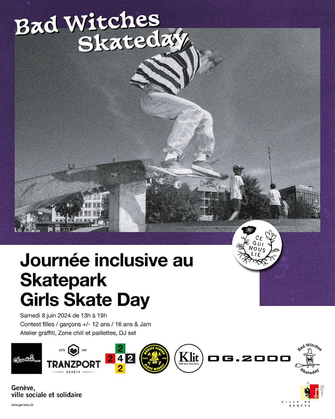 Bad Witches Skateday at Plainpalais Geneva