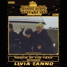 Livia Tanno is Slush Mag's "Rookie of the Year"