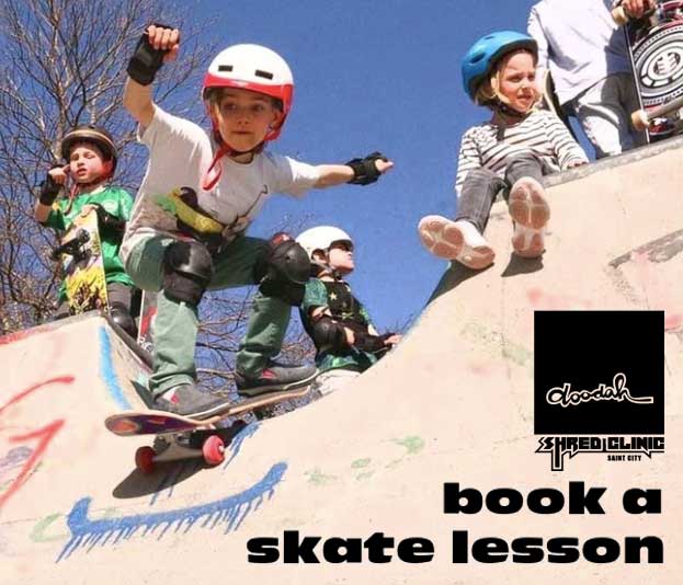 DOODAH SHRED CLINIC - BOOK A SKATE LESSON ONLINE