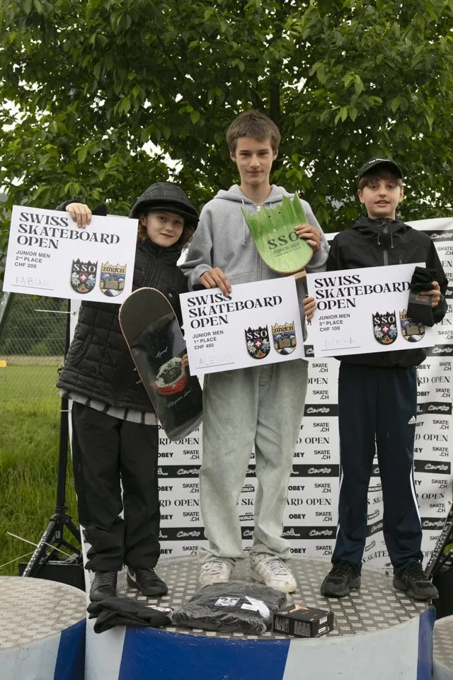 Swiss Skateboard Open Zürich 2025 Winners Men Junior