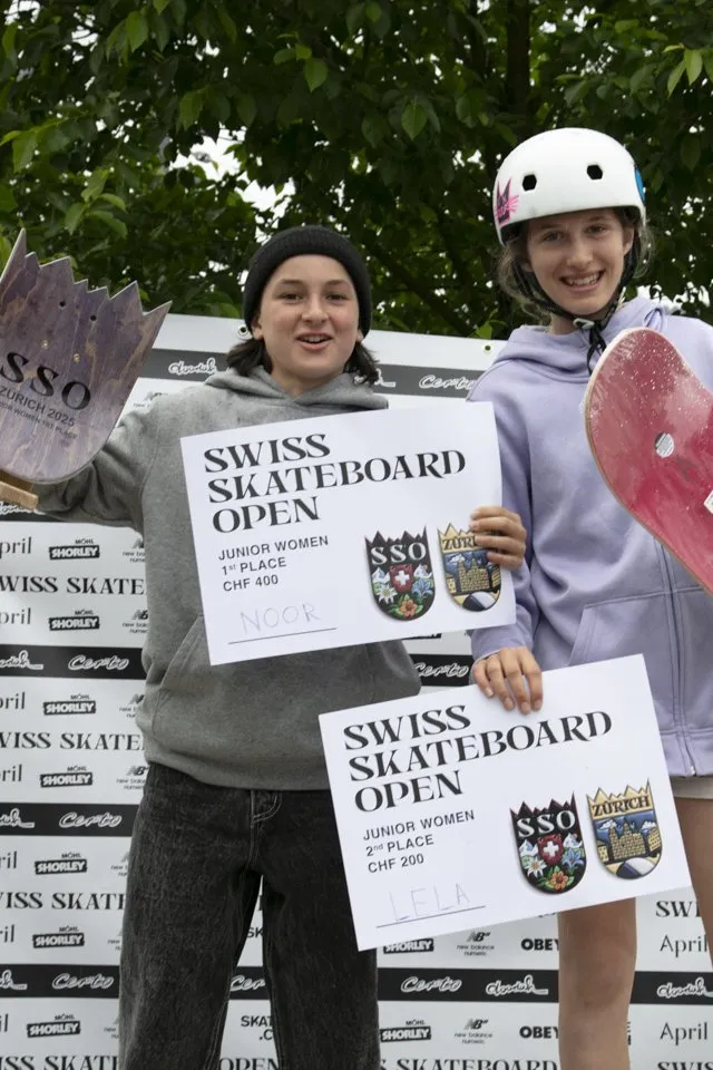 Swiss Skateboard Open Zürich 2025 Winners Women Junior