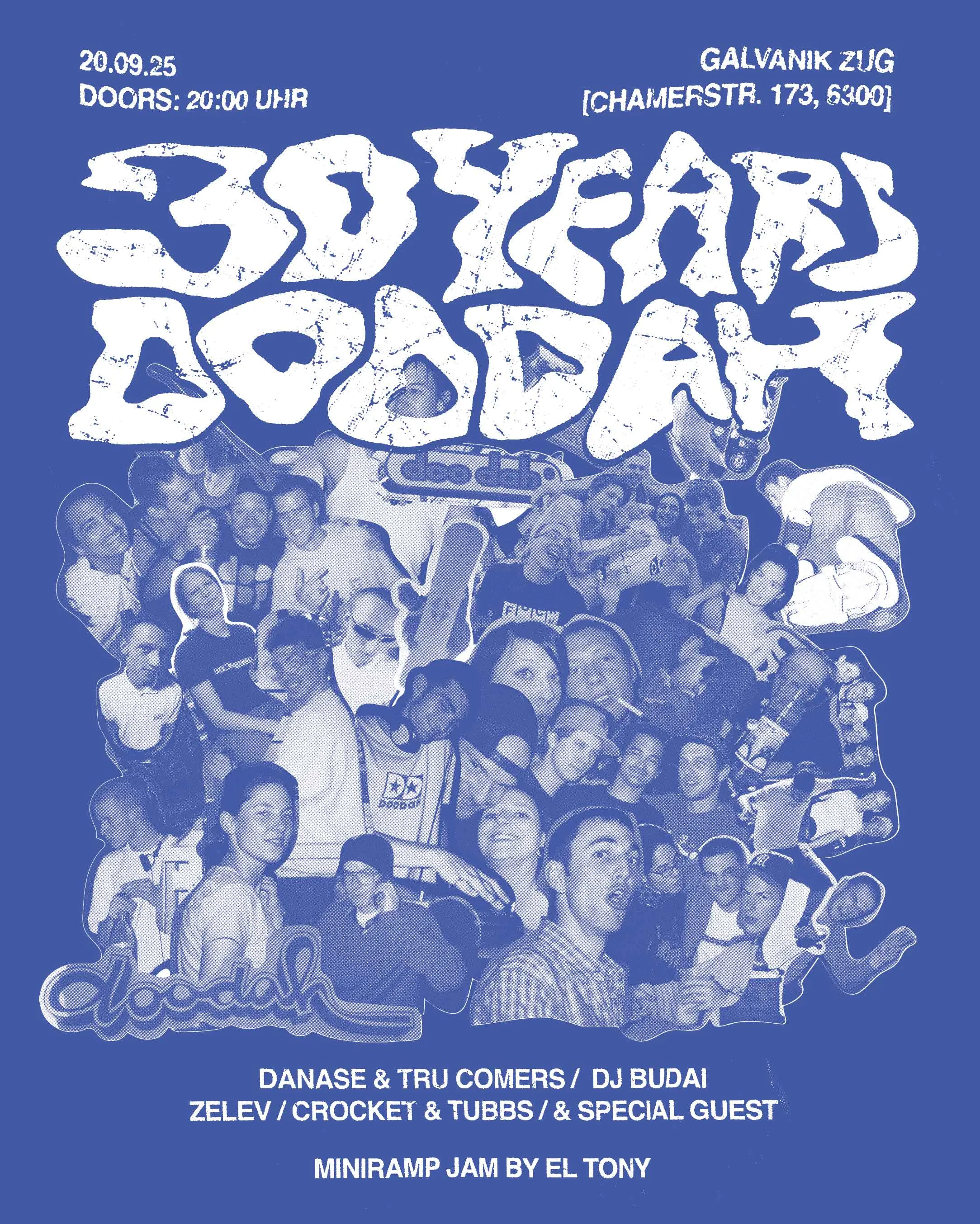 doodah 30 Years Party Flyer