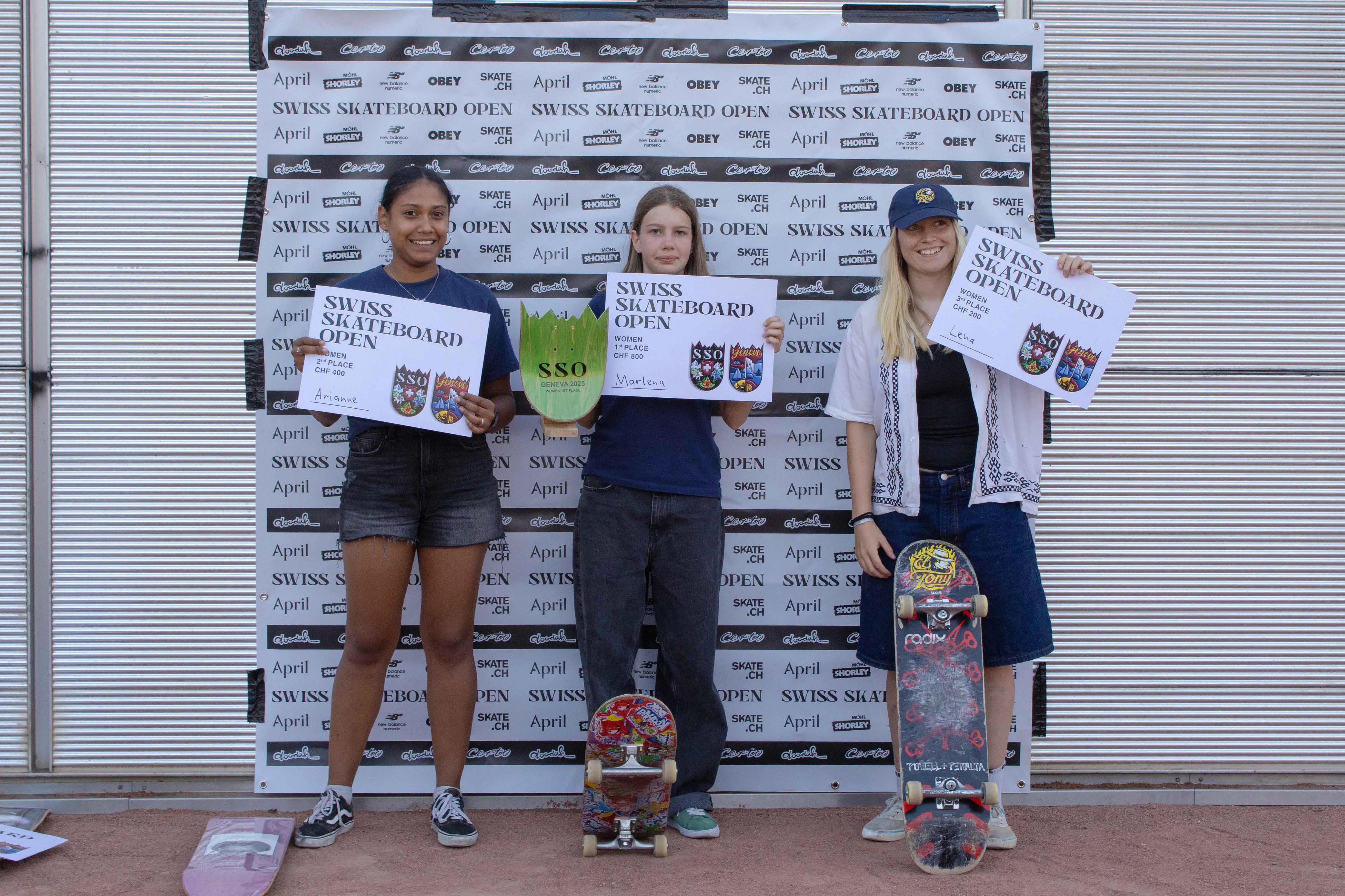 SSO doodah Winners Women Geneva