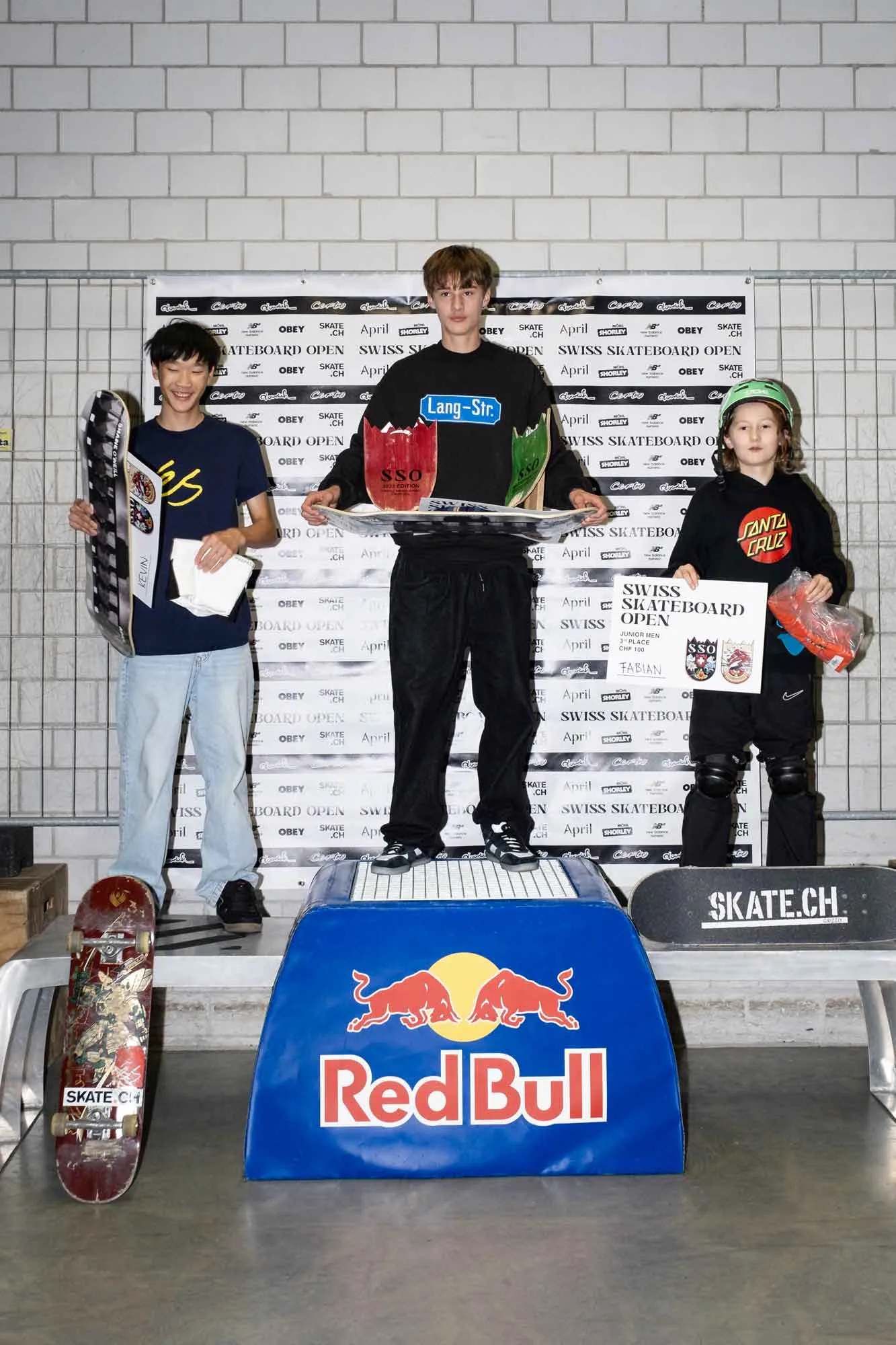 Swiss Skateboard Open Winterthur 2025 Winners Men Junior Swiss Championship Street
