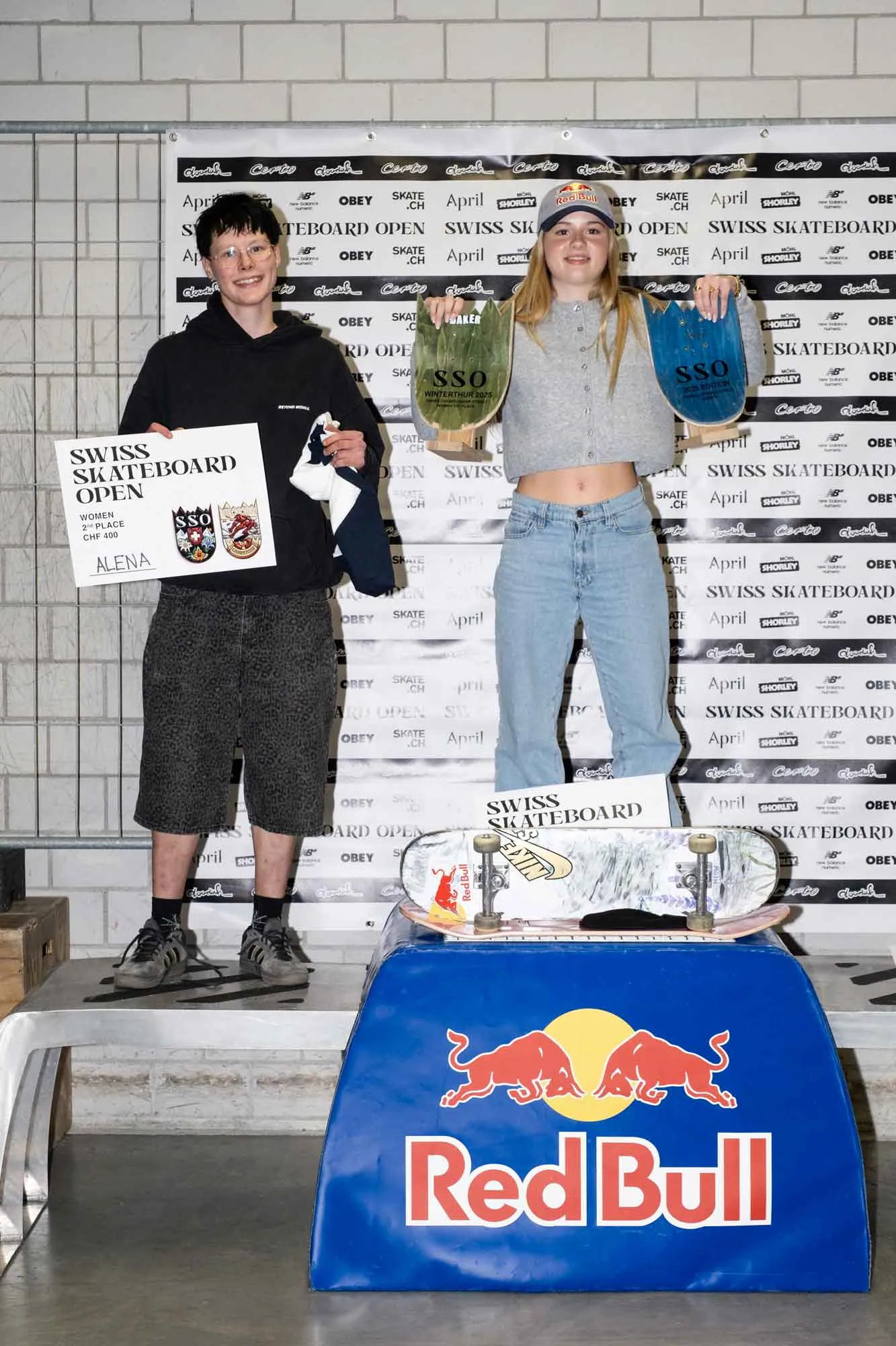Swiss Skateboard Open Winterthur 2025 Winners Women Elite Swiss Championship Street