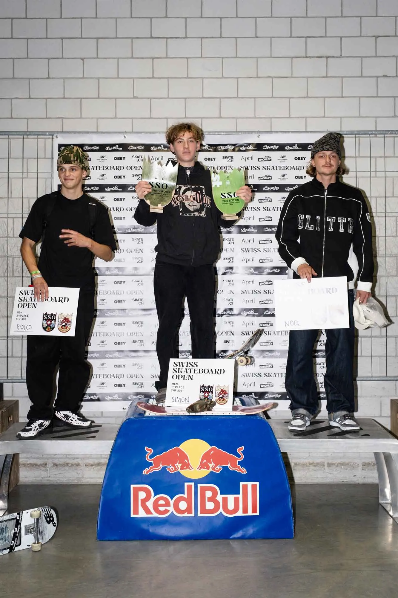 Swiss Skateboard Open Winterthur 2025 Winners Men Swiss Championship Street