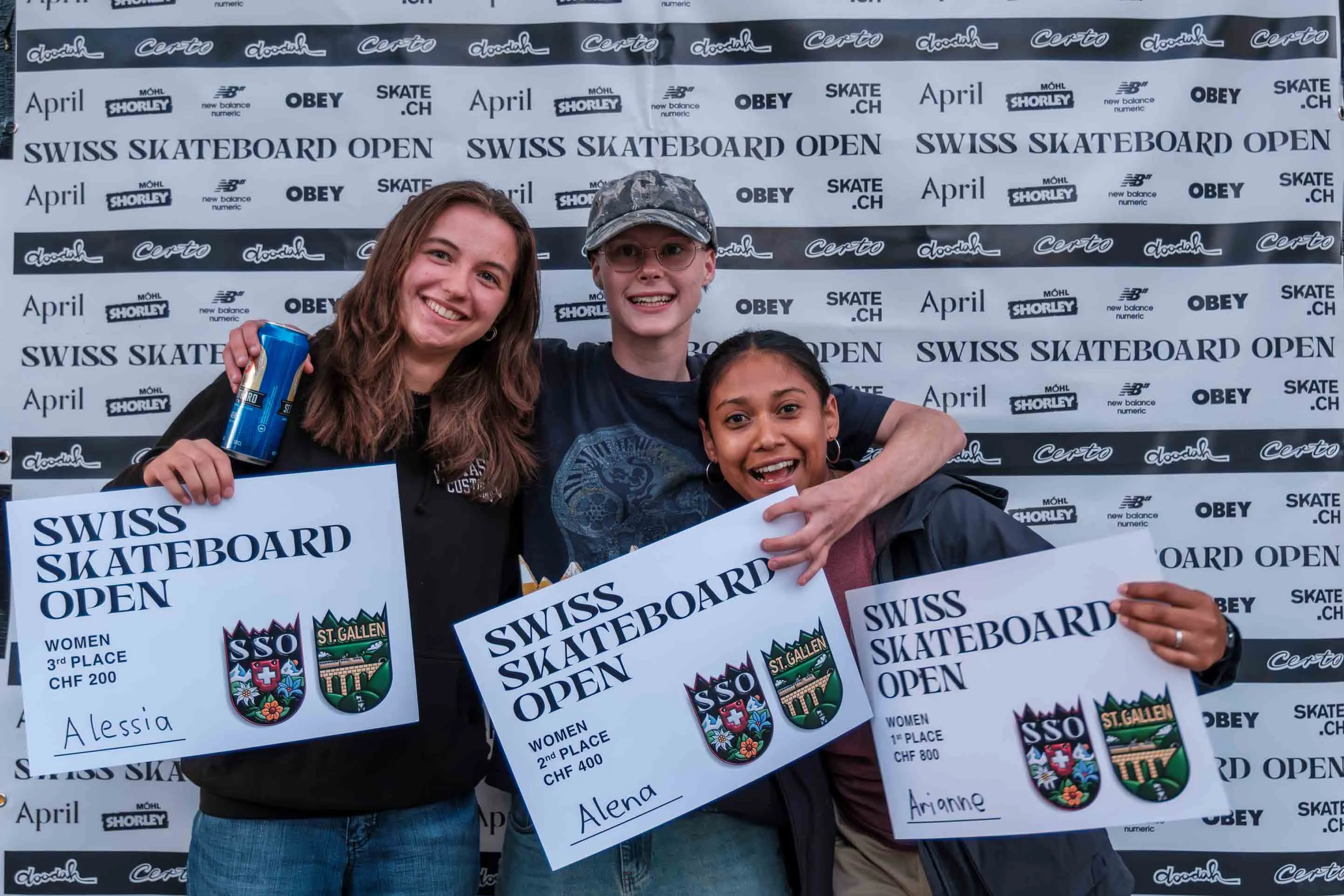 Swiss Skateboard Open St. Gallen 2025 Winners Women Elite