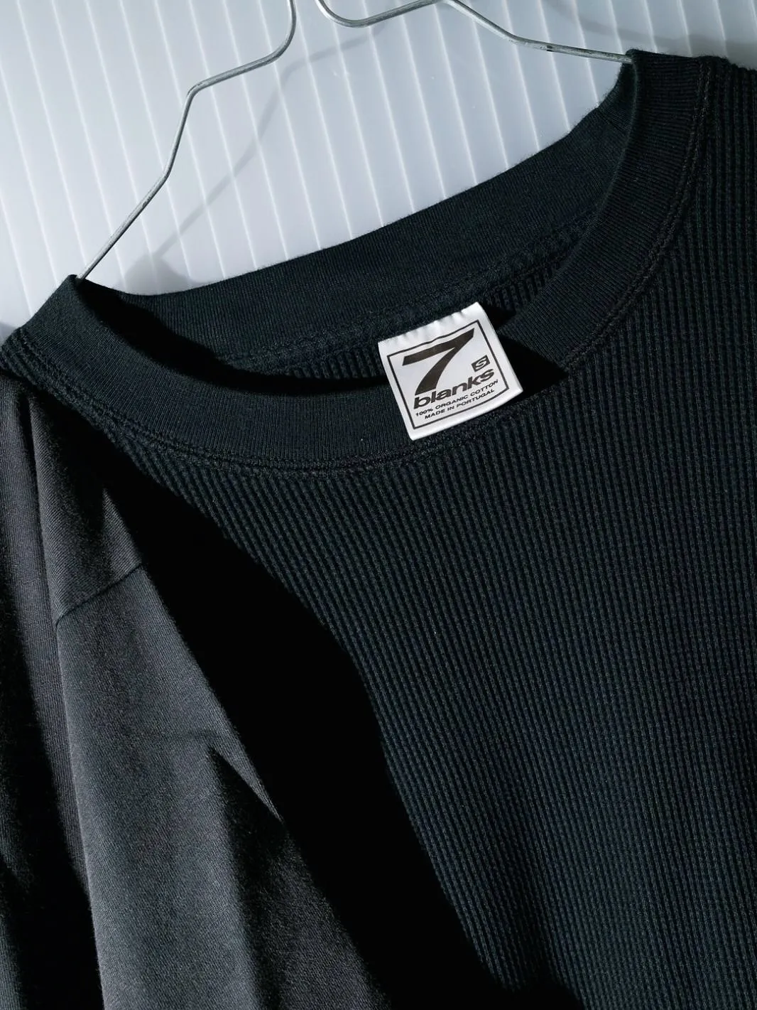 seven blanks llc waffle ls tee