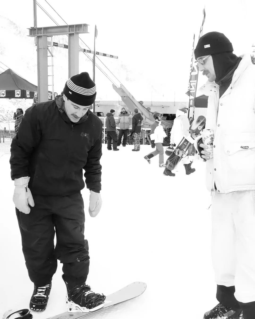 doodah snowboard testweekend saas-fee 