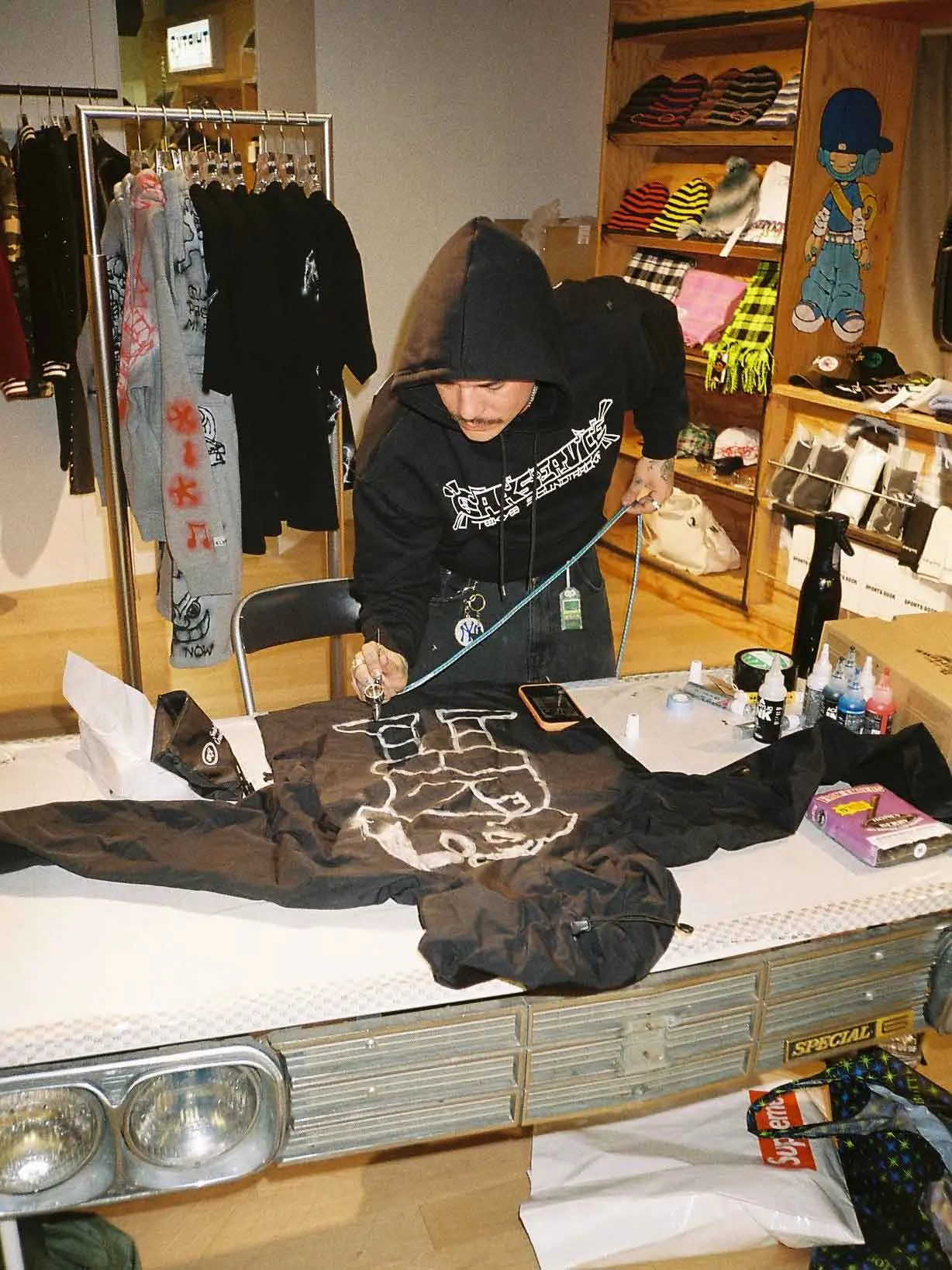 doodah zurich alehsy lambo airbrush pop-up