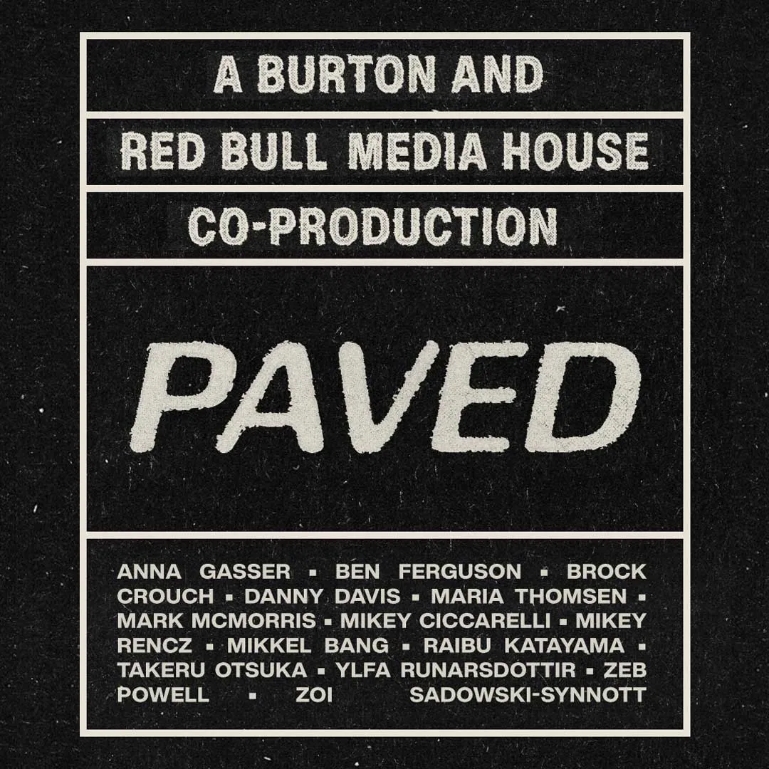 doodah paved burton red bull film screening